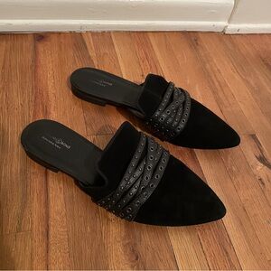 Treasure & Bond Black Studded Mules